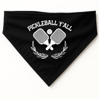 PICKLEBALL Y'ALL FUNNY USA-Made Doggie Bandana