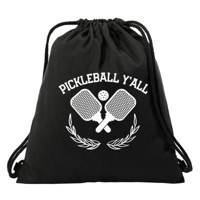 PICKLEBALL Y'ALL FUNNY Drawstring Bag