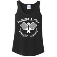 PICKLEBALL Y'ALL FUNNY Ladies Essential Tank