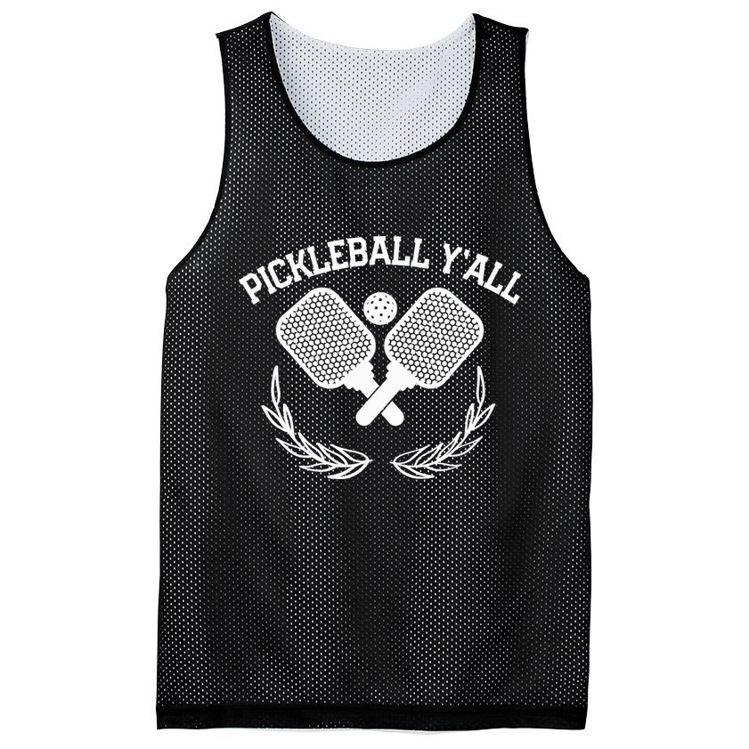 PICKLEBALL Y'ALL FUNNY Mesh Reversible Basketball Jersey Tank