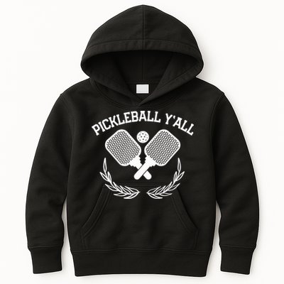 PICKLEBALL Y'ALL FUNNY Kids Hoodie