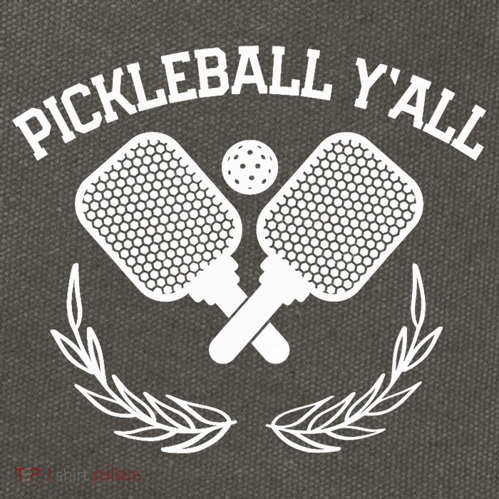 PICKLEBALL Y'ALL FUNNY Cotton Canvas Backpack