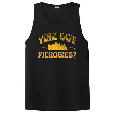 Pittsburgh Yinz Funny Yinzer Steel City 412 Pierogies Home PosiCharge Competitor Tank