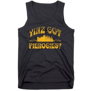 Pittsburgh Yinz Funny Yinzer Steel City 412 Pierogies Home Tank Top