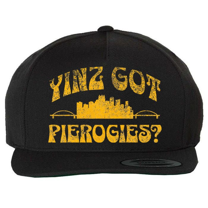 Pittsburgh Yinz Funny Yinzer Steel City 412 Pierogies Home Wool Snapback Cap