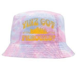 Pittsburgh Yinz Funny Yinzer Steel City 412 Pierogies Home Tie-Dyed Bucket Hat