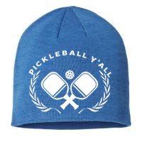 PICKLEBALL Y'ALL Funny Paddle Ball Pickle Meme Sustainable Beanie