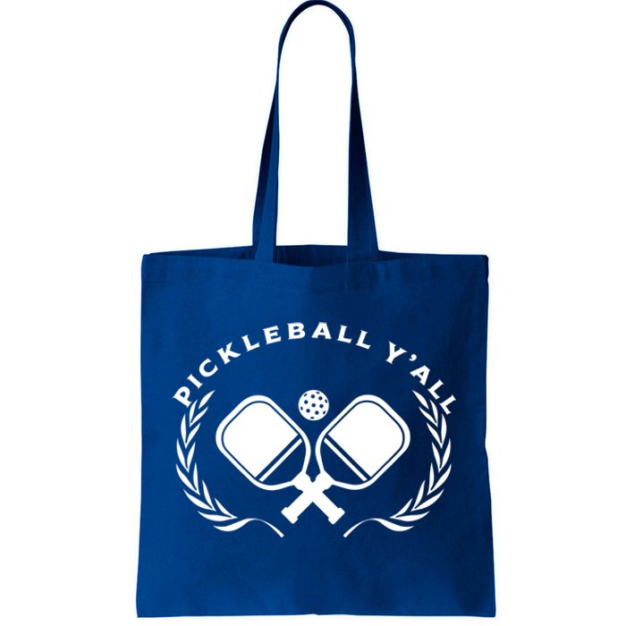 PICKLEBALL Y'ALL Funny Paddle Ball Pickle Meme Tote Bag