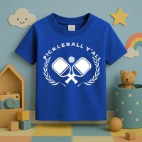 PICKLEBALL Y'ALL Funny Paddle Ball Pickle Meme Toddler T-Shirt