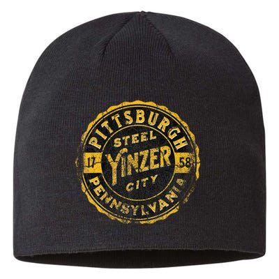 Pittsburgh Yinz Funny Yinzer Steel City 412 Pennsylvania Sustainable Beanie