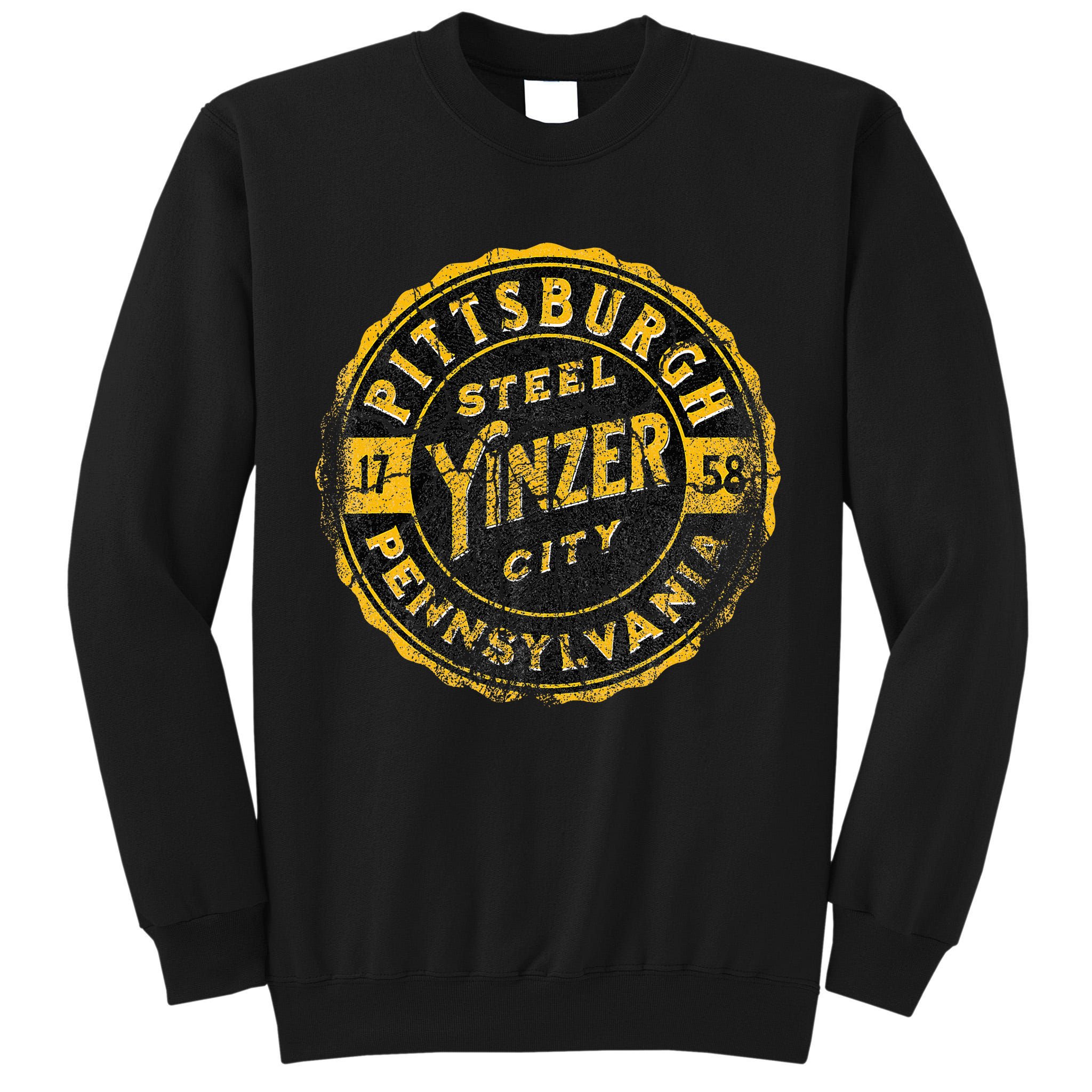 Pittsburgh Yinz Funny Yinzer Steel City 412 Pennsylvania Tall Sweatshirt