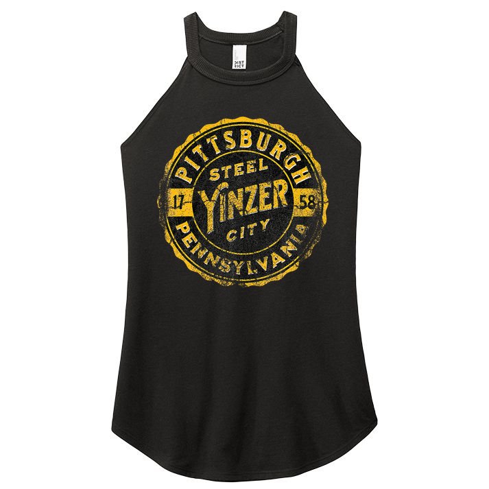 Pittsburgh Yinz Funny Yinzer Steel City 412 Pennsylvania Women's Perfect Tri Rocker Tank