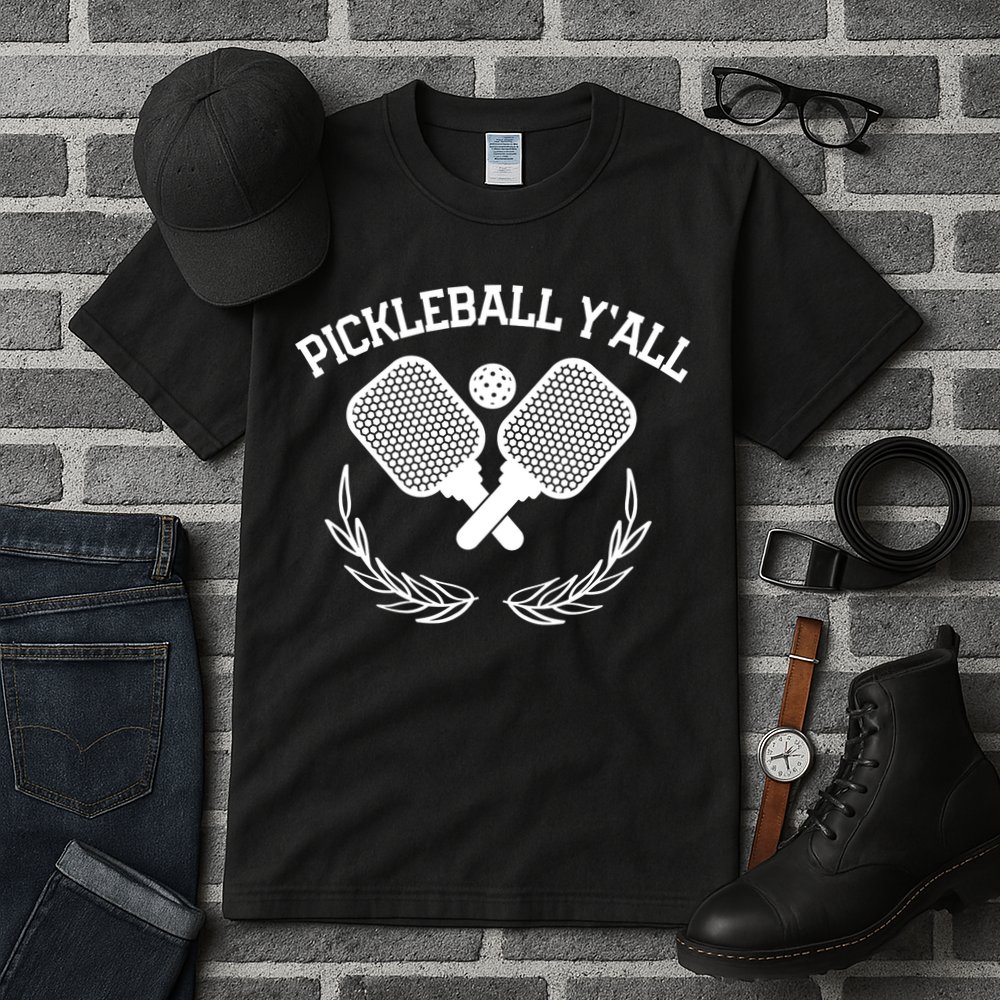 PICKLEBALL Y'ALL FUNNY Tall T-Shirt