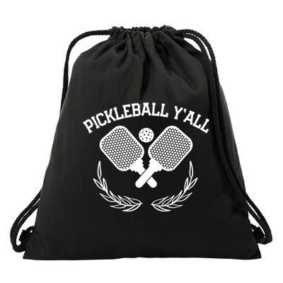 PICKLEBALL Y'ALL FUNNY Drawstring Bag