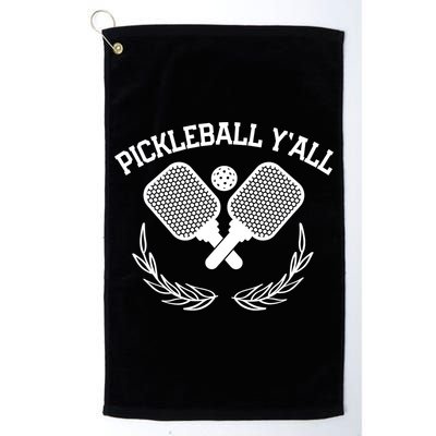 PICKLEBALL Y'ALL FUNNY Golf Towel