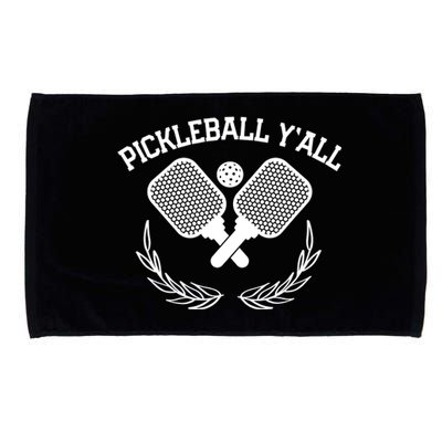 PICKLEBALL Y'ALL FUNNY Microfiber Hand Towel