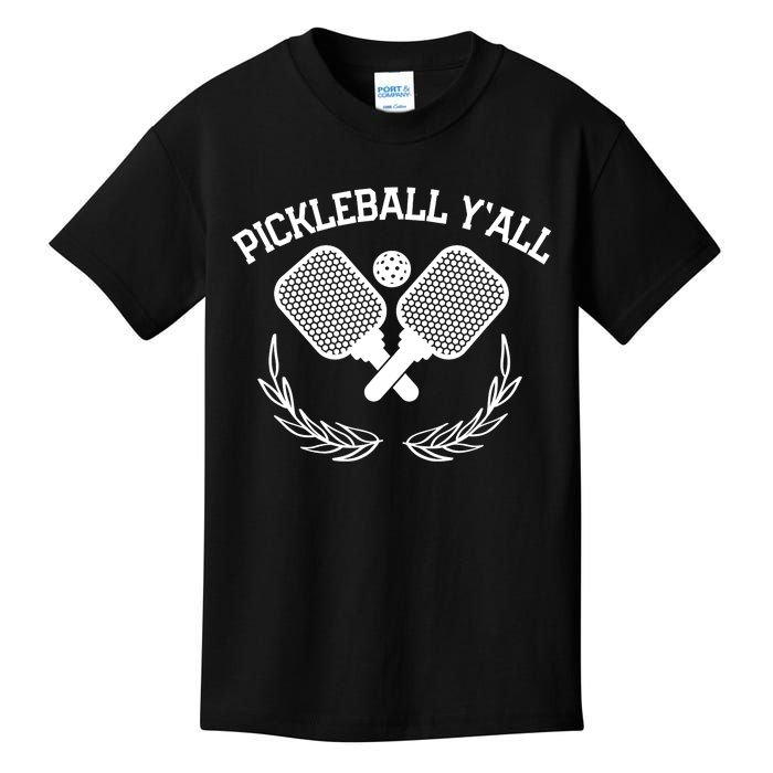 PICKLEBALL Y'ALL FUNNY Kids T-Shirt