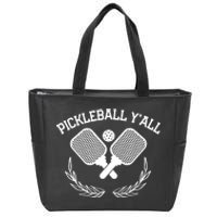 PICKLEBALL Y'ALL FUNNY Zip Tote Bag