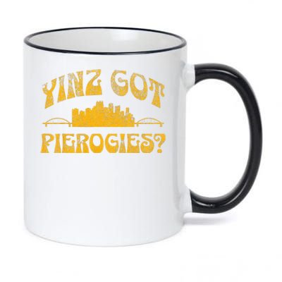 Pittsburgh Yinz Funny Yinzer Sl City 412 Pierogies Home 11oz Black Color Changing Mug