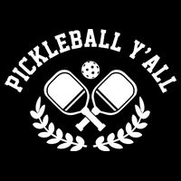 Pickleball Y'all Funny Cropped Pullover Crew