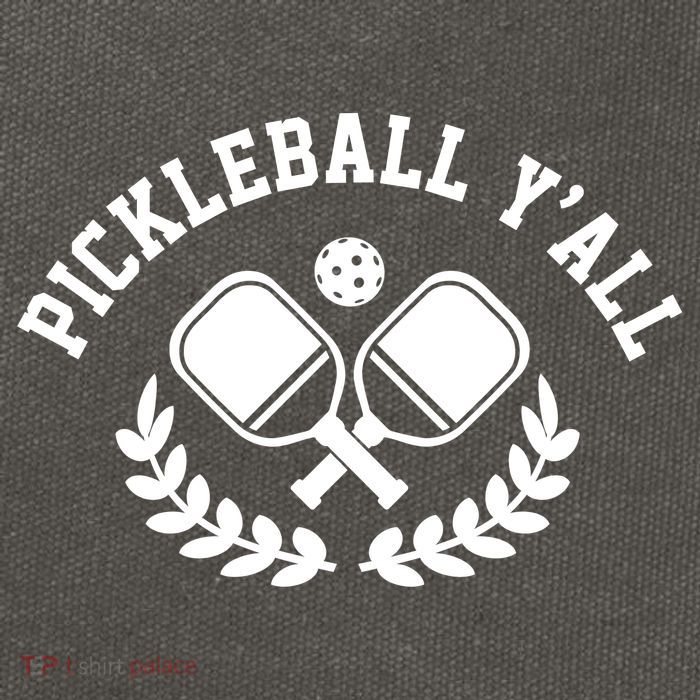 Pickleball Y'all Funny Cotton Canvas Backpack