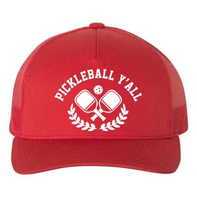 Pickleball Y'all Funny Yupoong Adult 5-Panel Trucker Hat