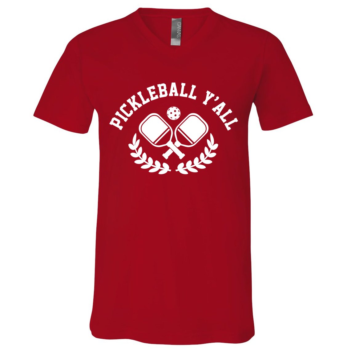 Pickleball Y'all Funny V-Neck T-Shirt