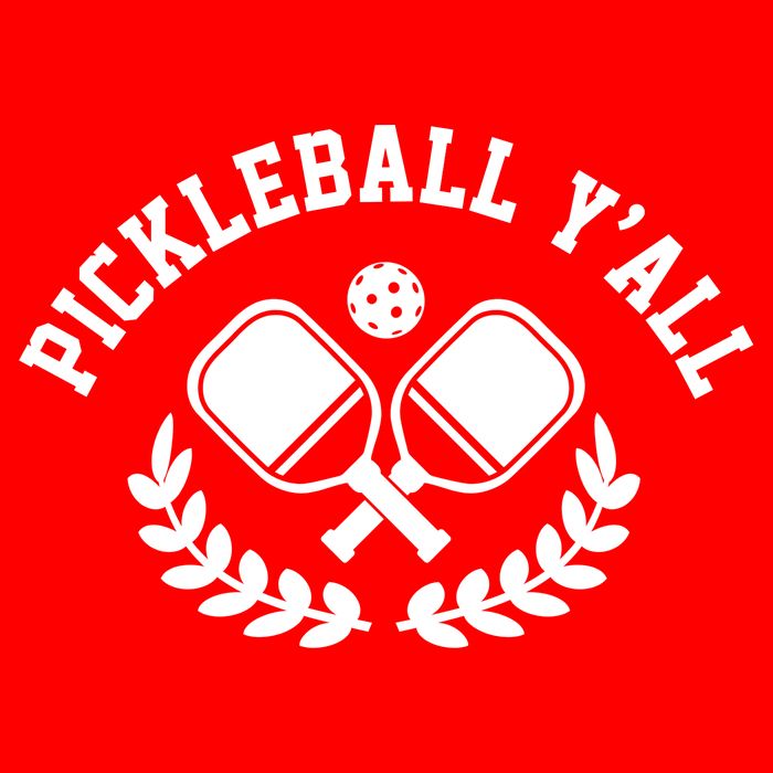 Pickleball Y'all Funny Polo