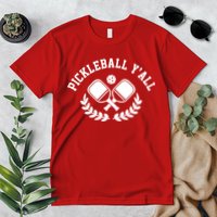Pickleball Y'all Funny Premium T-Shirt