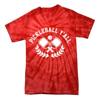 Pickleball Y'all Funny Tie-Dye T-Shirt