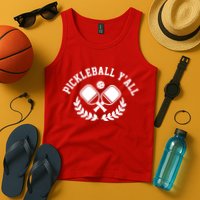 Pickleball Y'all Funny Tank Top