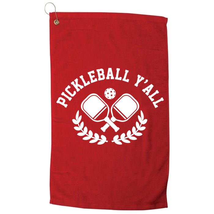 Pickleball Y'all Funny Golf Towel