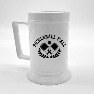 Pickleball Y'all Funny Beer Stein