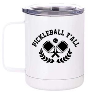 Pickleball Y'all Funny 12 oz Stainless Steel Tumbler Cup