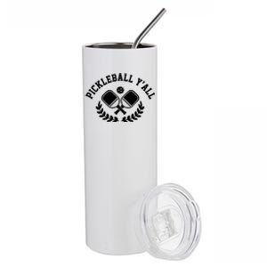 Pickleball Y'all Funny Stainless Steel Tumbler