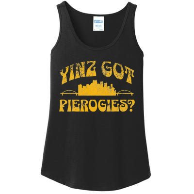 Pittsburgh Yinz Funny Yinzer Steel City 412 Pierogies Home Ladies Essential Tank