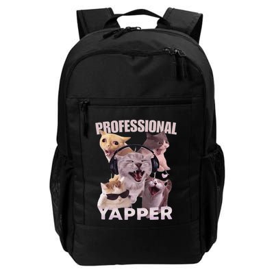 Professional Yapper Funny Cat Meme Goofy Ahh Ironic Cat Backpack