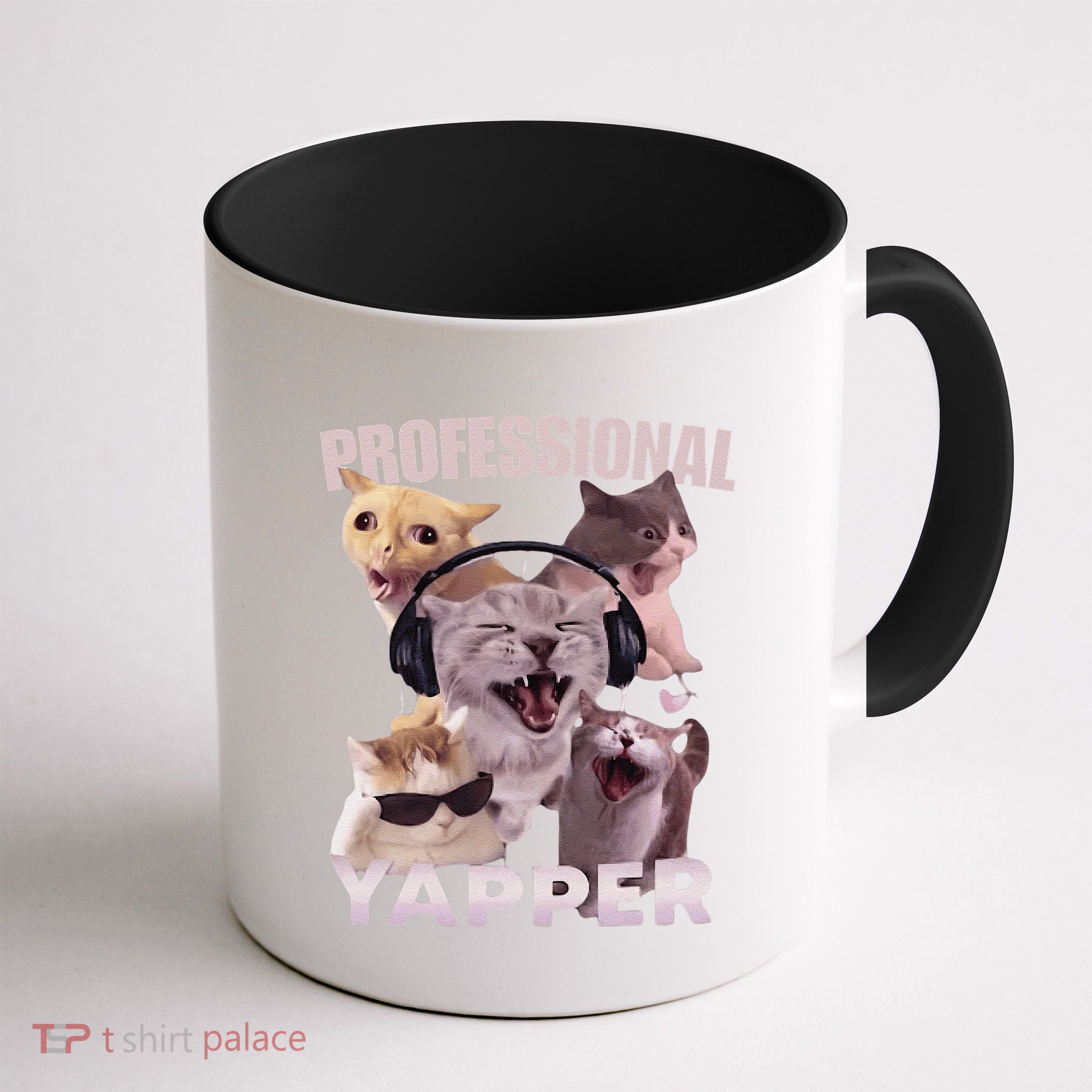 Professional Yapper Funny Cat Meme Goofy Ahh Ironic Cat Mug