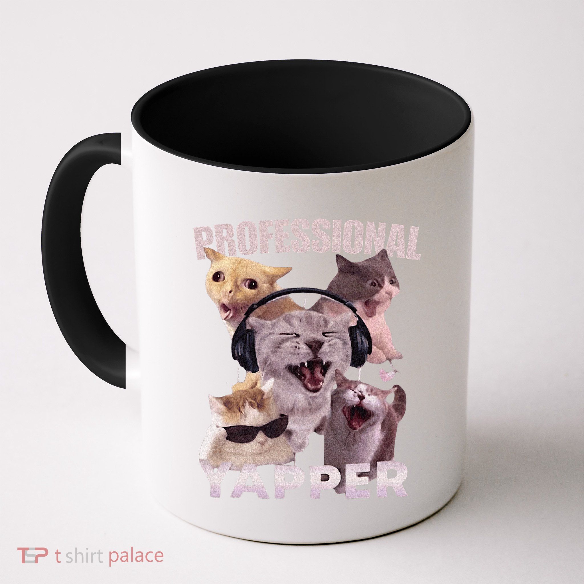 Professional Yapper Funny Cat Meme Goofy Ahh Ironic Cat Mug
