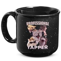 Professional Yapper Funny Cat Meme Goofy Ahh Ironic Cat 15oz Campfire Ceramic Mug