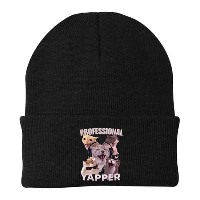 Professional Yapper Funny Cat Meme Goofy Ahh Ironic Cat Beanie