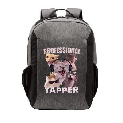 Professional Yapper Funny Cat Meme Goofy Ahh Ironic Cat Vector Backpack