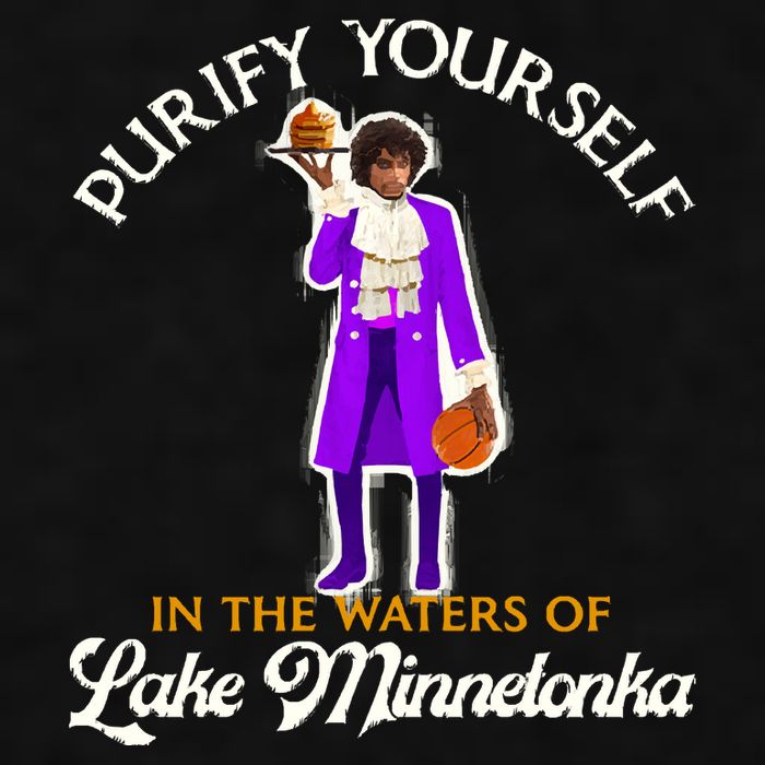 Purify Yourself In The Waters Of Lake Minnetonka Ladies PosiCharge Tri-Blend Wicking Tank