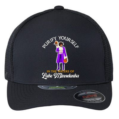 Purify Yourself In The Waters Of Lake Minnetonka Flexfit Unipanel Trucker Cap
