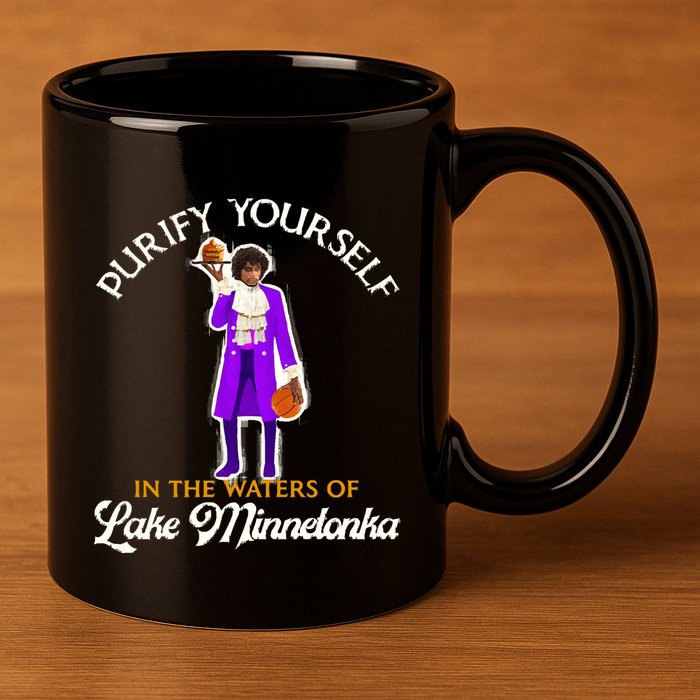 Purify Yourself In The Waters Of Lake Minnetonka 11oz C Handle Ceramic Mug