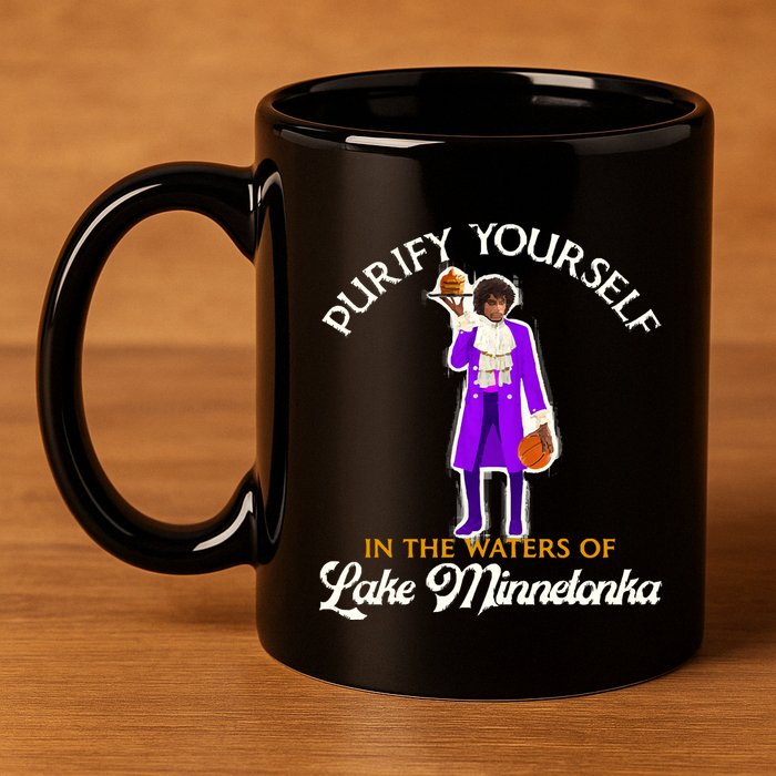 Purify Yourself In The Waters Of Lake Minnetonka 11oz C Handle Ceramic Mug