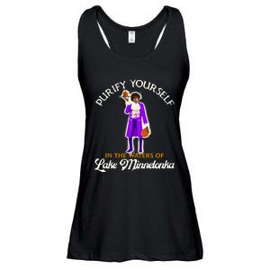 Purify Yourself In The Waters Of Lake Minnetonka Ladies Essential Flowy Tank