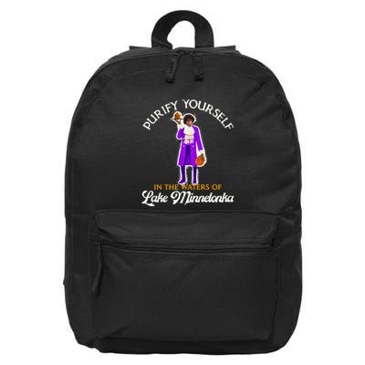 Purify Yourself In The Waters Of Lake Minnetonka 16 in Basic Backpack