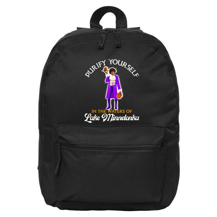 Purify Yourself In The Waters Of Lake Minnetonka 16 in Basic Backpack