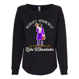 Purify Yourself In The Waters Of Lake Minnetonka Womens California Wash Sweatshirt